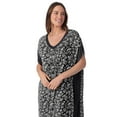 thumbnail image 4 of Layla Women’s Sleepwear 46” Knit Caftan, XS-5X, 4 of 6