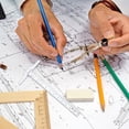 thumbnail image 4 of Sidaley T-shaped Transparent Ruler Scale Students Teacher Draftsmen Carpenters Measuring Professional Layout Tool Drafting Rulers Type3 NO3, 4 of 6