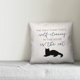 thumbnail image 3 of Creative Products Self-cleaning Cat 18x18 Spun Poly Pillow, 3 of 3