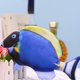 thumbnail image 2 of Blue Simulación eléctrica Regal Blue para Tang Fish para gato jugando juguete masticable limpieza de dientes recargable algodón suave interactivo espesar resistente a las mordedur, 2 of 5