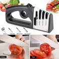 thumbnail image 5 of 4 in 1 Kitchen Sharpener Knife Sharpener and Scissors, Professional Knife Sharpener, Knife Sharpener with Non-Slip Eraser for Stainless Steel and Cera, 5 of 5