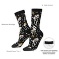 thumbnail image 2 of Yiaed Dancing Skeleton Party Print Great elasticity Crew Socks Sports socks for Men and Women, 2 of 5