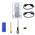 thumbnail image 1 of Aluminum Alloy M.2 Solid State SSD Type-C USB 3.2 Interface 10Gbps NVMe JMS583 Single Agreement with Dual Wires, 1 of 5