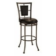 thumbnail image 3 of Hillsdale Furniture Auckland Metal Counter Height Swivel Stool, Stone Gray, 3 of 3