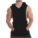thumbnail image 1 of pstuiky Camiseta sin mangas para hombre, Camiseta deportiva con capucha y alta elasticidad para hombre, ropa deportiva sin mangas Camisas de hombre l, 1 of 5