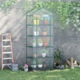 thumbnail image 3 of Outsunny Serre Mini à 5 Niveaux, Support de Fleurs Extérieur Portable, Transparent, 3 of 10