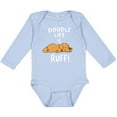 thumbnail image 3 of Inktastic Doodle Life is Ruff Golden Doodle Boys or Girls Long Sleeve Baby Bodysuit, 3 of 5