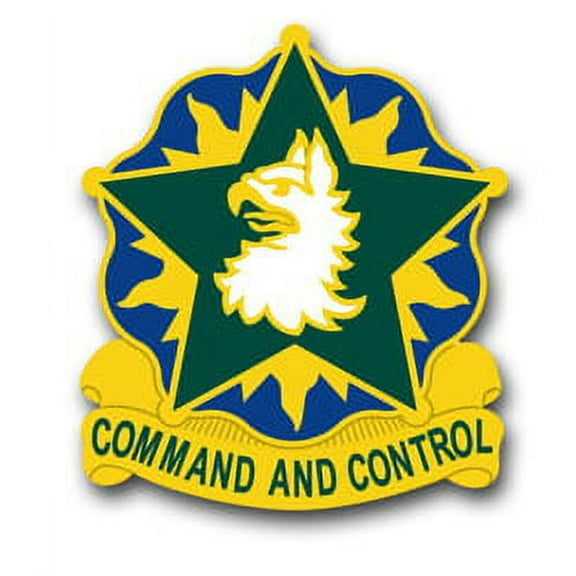 3.8 Inch Army 221st Military Police Brigade Unit Crest Vinyl Transfer Decal