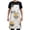 Chickens with Striped Clothes, variant on Unicorn Flower Leaf Kitchen Apron with 2 Pockets Adjustable waterproof Cooking Aprons for Women Men Chef
