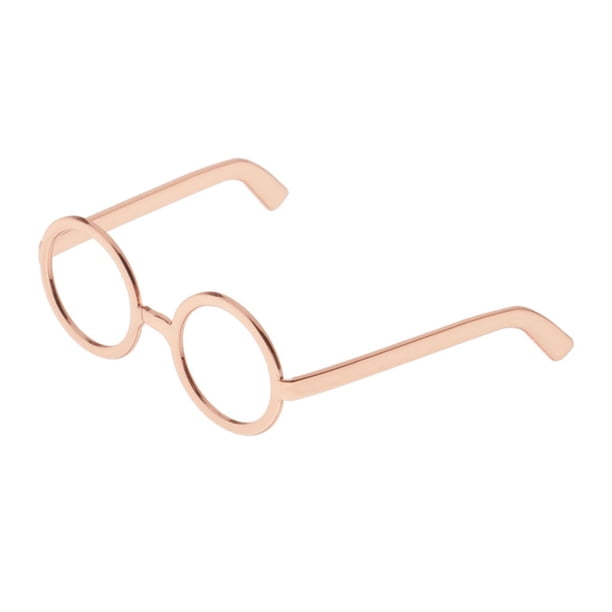 Figura de acción a escala 1/6 Gafas Gafas Gafas Estilo vintage Accesorios para oro rosa