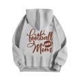thumbnail image 4 of WEAIXIMIUNG Sweat à Capuche pour Mariée, Imprimé Rugby, Manches Longues, 4 of 4
