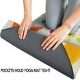 thumbnail image 3 of Colorful Paint Splash Burst Hot Yoga Mat Towel Non Slip for Hot Yoga - Quick-Drying Yoga Mat Cover with 4 Corner Pockets with Travel Bag - Hot Yoga Towel Non Slip Grip Moisture Wicking Sweat 70"x26", 3 of 6