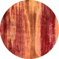 thumbnail image 1 of Ahgly Company Indoor Round Oriental Orange Industrial Area Rugs, 8' Round, 1 of 4