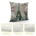 thumbnail image 4 of Fenyluxe Throw Pillow Cover Paris Street View of Oil Painting Pillow Case Decorative for Sofa Couch Chair Bedroom  White, 4 of 5