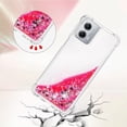 thumbnail image 4 of Case for Motorola Moto G 5G 2023 Case Glitter Cute Luxury Love Liquid Quicksand Clear Soft TPU Girls Women Stylish Bumper Shockproof Protective Cover for Moto G 5G 2023 Rose YB, 4 of 14