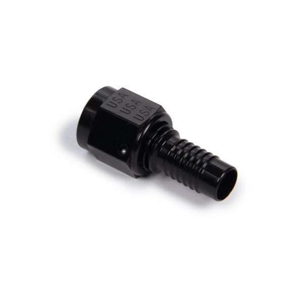 XRP 220006 No.6 HS-79 Straight Hose End, Black Anodize