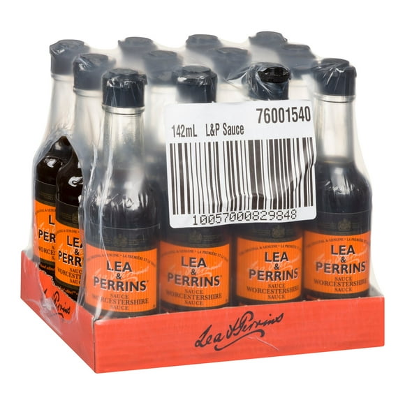 Sauce de Lea & Perrin Worcestershire 142ml/unité, 12 Unités/cas