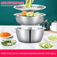 thumbnail image 6 of Bxaolu Germany Multifunctional Stainless Steel Basin,2026 New Shredding & Drainage Chopping Basin, 3-in-1 Strainer and Drain Basket for Vegetables Fruits,Rice Rinser Food Graters (11"/28cm), 6 of 9