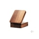 thumbnail image 3 of Caja De Madera Nogal Colgante Collar Con Espejo Portátil, 3 of 5