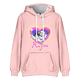 thumbnail image 4 of Moonsky Sudadera con capucha y cordón HUNTRX, estampado de grupo de chicas coreanas, jersey corto, suave y cómodo, top de manga larga para primavera y otoño. Rosa 140, 4 of 4