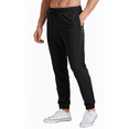 thumbnail image 4 of Puztloy Mens Sweatpants Relaxed Fit Joggers for Men Elastic Bottom Athletic Pants Men Lounge Workout Pants for Men with Pockets Black, 4 of 7