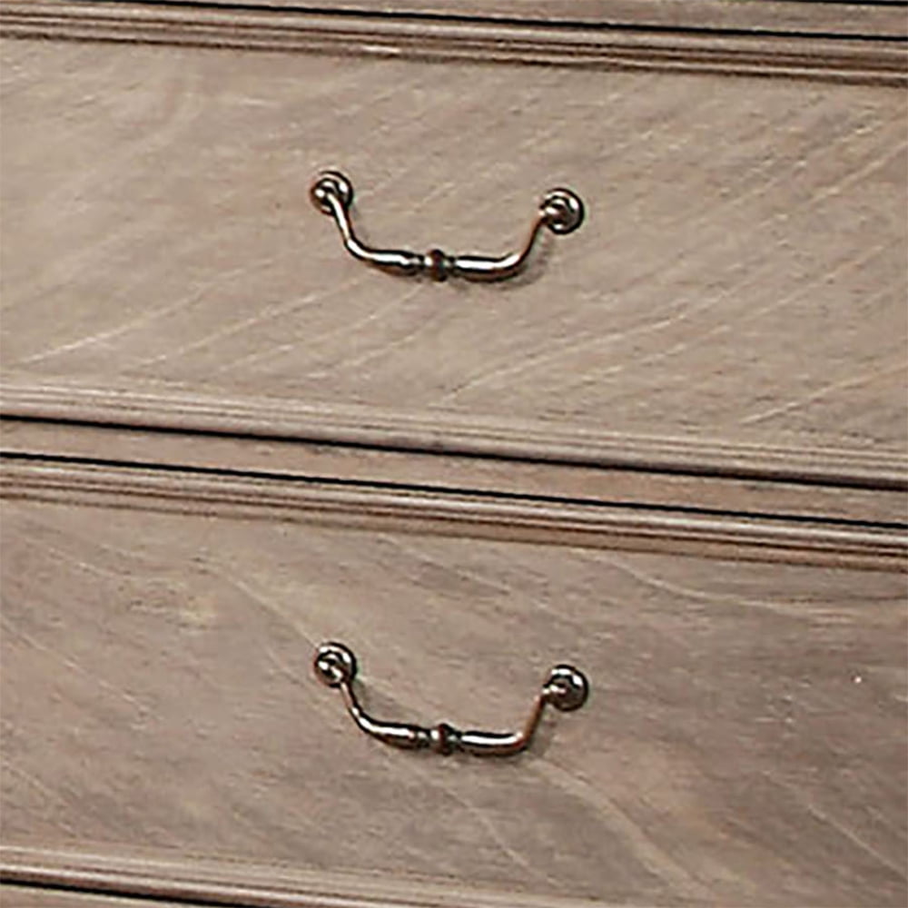 Furniture of America Vinita 7-Drawer Dresser, Rustic Natural Tone