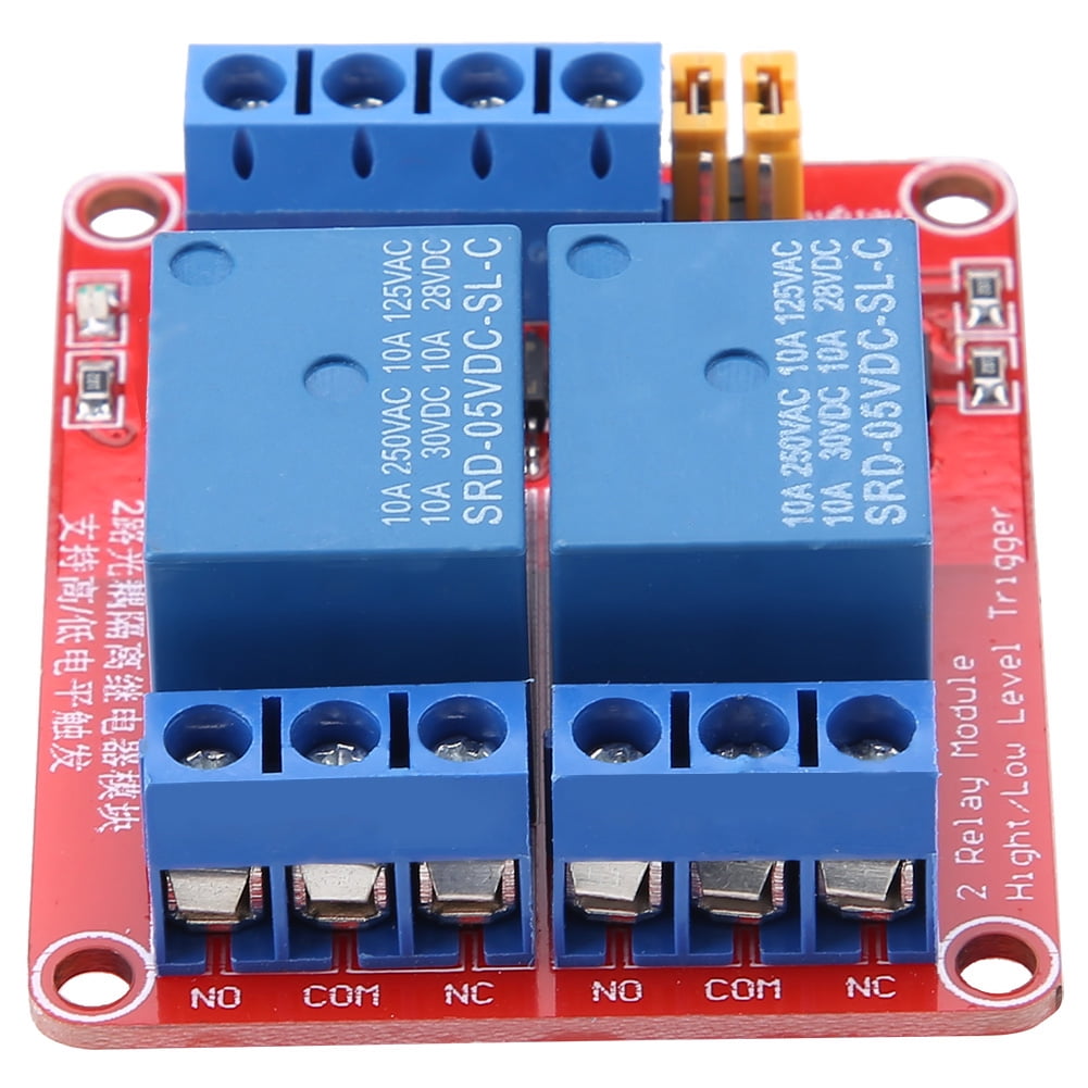 2 Channel Relay Module, Optocoupler Isolation Relay Module Strong