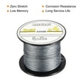 thumbnail image 3 of Uxcell 547Yard/1640Ft 50LB 4 Strands Abrasion Resistant PE Braided Fishing Line Grey, 3 of 6