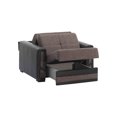 thumbnail image 6 of Ottomanson Superior Convertible Arm Chair, Brown Chenille, 6 of 6