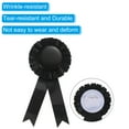 thumbnail image 4 of Uxcell Blank Award Ribbon, Rosette Ribbon Honorable Prize Recognition Ribbon, Black, 18Pack, 4 of 5