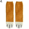 thumbnail image 4 of PULLIMORE 3 Pairs Women Warm Soft Plush Slipper Sock Winter Fluffy Microfiber Crew Socks Casual Home Sleeping Fuzzy Cozy Sock, 4 of 9