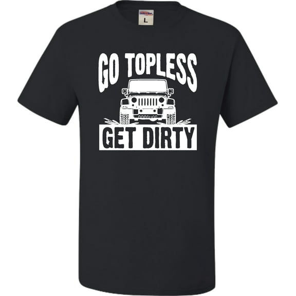 Youth Go Topless Get Dirty Off Roading T-Shirt
