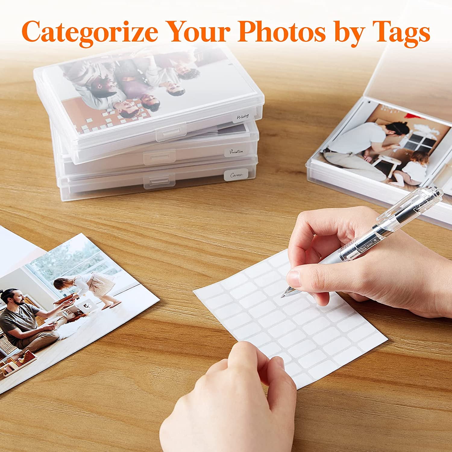アイドル FreenBeckyPhotobook Private Box Lifewit Acid-Free Photo Storage Box, 4
