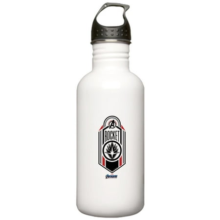 CafePress - Rocket Raccoon Logo Stainless Water Bottle 1 - Stainless Steel Water Bottle, Sports Bottle,