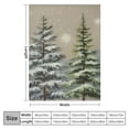thumbnail image 4 of Pratyus Pine Tree Snowflakes Winter Print Throw Blanket Super Soft Blanket for Bed Couch Car All Seasons - Kids and Adults - 3 Sizes 60x80in, 4 of 6