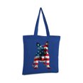 thumbnail image 2 of Awkward Styles American Flag Bulldog Canvas Tote Bag Bulldog Book Bag Patriotic Gifts for Dog Lovers French Bulldog Shopping Bag American Flag Reusable Shopper Bag USA Gifts 4th of July Tote Bag, 2 of 5