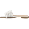 thumbnail image 2 of Journee Women's Azalea Embellished Square Toe Floral Flat, 2 of 9