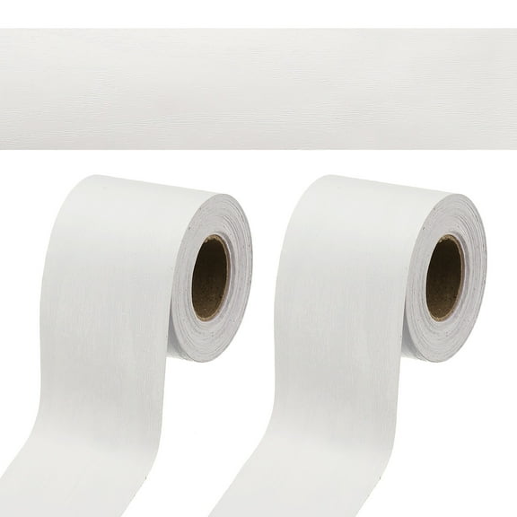 2 Inch x 66ft Wood Grain Repair Tape, Self Adhesive Realistic Textured Repair Tape Patch for Floor Door Table Cabinets Desk, White