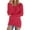 Red, variant on Fuzzy Sweater, Women's Fashionable Long Sleeve Pullovers Loose Fuzzy Jumper Sweater Fall 2025 V Neck Oversized Cozy Sweaters Soft Sweaters for Women Pink L