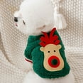 thumbnail image 3 of Suéter de Navidad para perros y gatos, jersey de invierno cálido, ropa para mascotas de reno, 3 of 8