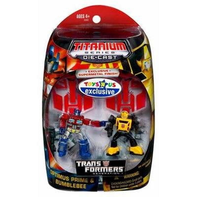 Transformers Transformers Titanium Die-Cast: Optimus Prime & Bumblebee Toys_And_Games