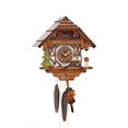 thumbnail image 1 of Cuckoo Clock Black Forest house with moving beer drinker KA 1678, 1 of 1