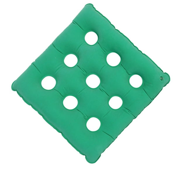 Toystoory Cojines inflables para asiento, esterilla antiescaras para exteriores, almohadilla para asientos domésticos, colchón para glúteos, esterillas Decoración del hogar Pasto verde Toystoory HA062770-03