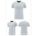thumbnail image 2 of USNSM Men's T-Shirts Soft Lightweight Short Sleeve Tee Crew Neck Moisture Wicking Outdoor Running Sports Ice Breathable Shirt Gray XXL, 2 of 4