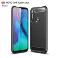thumbnail image 1 of For Cover Motorola Moto One Fusion Plus Case For Moto One Fusion Plus Coque Armor Silicone Case For Moto One Fusion Plus Fundas Black For Moto One Macro, 1 of 6