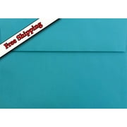 Teal / Aqua 25 Pack A2 Envelopes (4.37 x 5.75) for 4.12 x 5.5 Cards, Invitations, Announcements by The Envelope Gallery