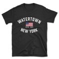 thumbnail image 1 of Watertown New York Patriot Men's Cotton T-Shirt, 1 of 1