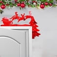 thumbnail image 3 of Gibobby Navidad 6D Elks Trineo Acrílico Espejo Pegatina Interruptores para el Pegatina de pared decorativa Puerta Esquina Decoración Navidad DIY(B), 3 of 5