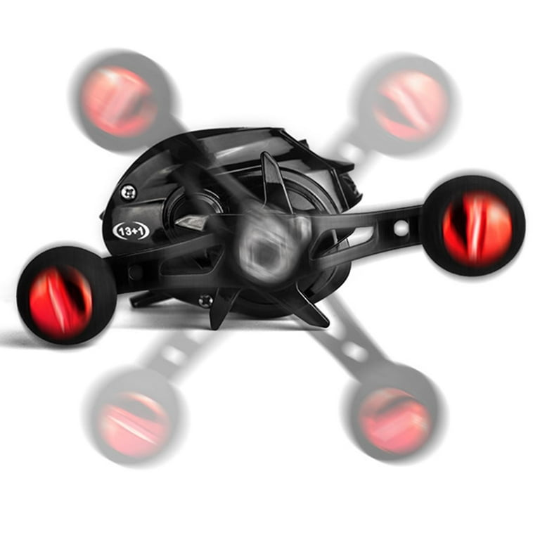 Baitcasting Reel 7.2:1 Gear Ratio Fishing Reel 17.6lbs Max Drag