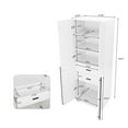 thumbnail image 3 of Lee Wardrobe Closet 1.0 from Engineered Wood in White - Set of 2, 3 of 16